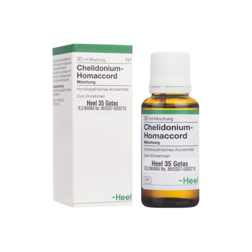 MEDICAMENTOS CHELIDONIUM HOMACCORD (Frasco X 30 ml) HEEL CARDIOVASCULAR Y CIRCULACION