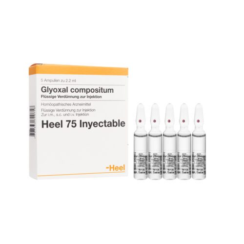 MEDICAMENTOS GLYOXAL COMPOSITUM AMPOLLA X 2 ML HEEL (Caja x 5 Ampollas) HEEL