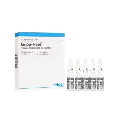 MEDICAMENTOS GRIPP HEEL ESPECIALIDAD AMPOLLA X 1 ML HEEL (Caja x 5 Ampollas) DESCONGESTIONANTE