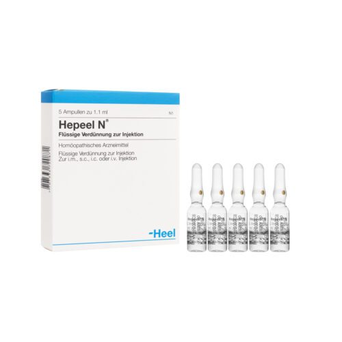 MEDICAMENTOS HEPEEL ESPECIALIDAD AMPOLLA X 1 ML HEEL (Caja x 5 Ampollas) HEEL
