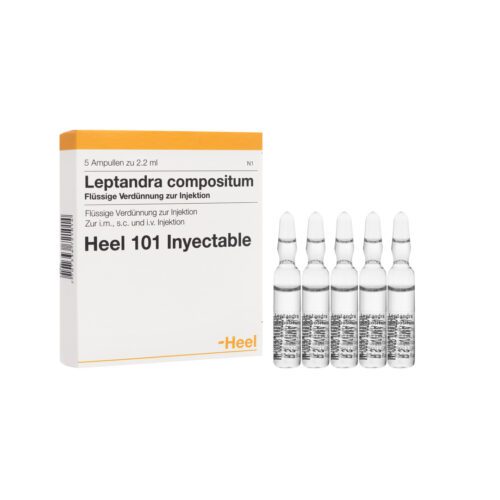 LEPTANDRA COMPOSITUM AMPOLLA X 2 ML HEEL (Caja x 5 Ampollas)