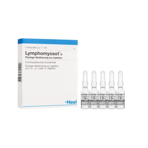 MEDICAMENTOS LYMPHOMYOSOT AMPOLLA X 1 ML HEEL (Caja x 5 Ampollas) DOLOR DE GARGANTA