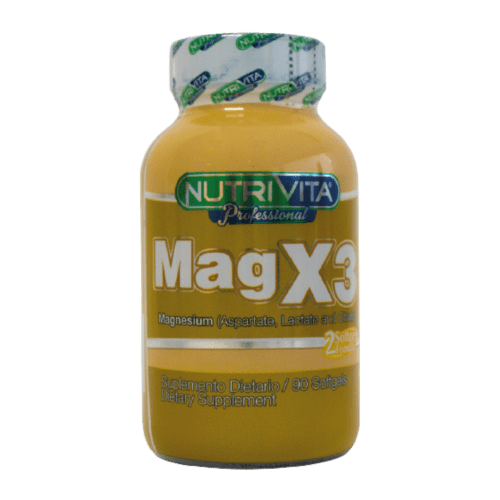 MAG X3 CAPSULAS X 90 NUTRIVITA