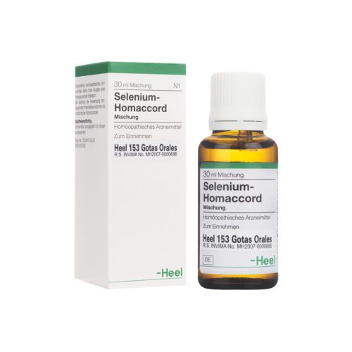 MEDICAMENTOS SELENIUM HOMACCORD (Frasco X 30 ml) HEEL CARDIOVASCULAR Y CIRCULACION