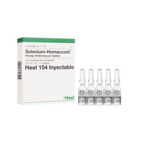 SELENIUM HOMACCORD AMPOLLA X 1 ML HEEL (Caja x 5 Ampollas)