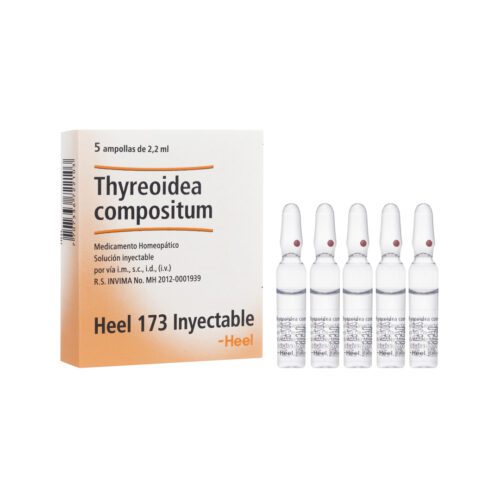 MEDICAMENTOS THYREODEA COMPOSITUM AMPOLLA X 2 ML HEEL (Caja x 5 Ampollas) HEEL