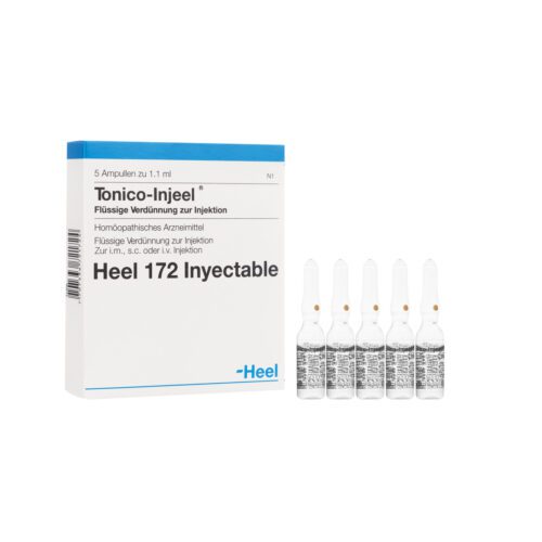 TONICO INJEEL ESPECIALIDAD AMPOLLA X 1 ML HEEL (Caja x 5 Ampollas)