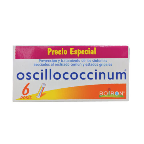OSCILLOCOCCINUM GLOBULOS (Caja X 6 Dosis) BOIRON