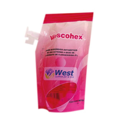 WESCOHEX X 60 ML BOLSA ROSADO