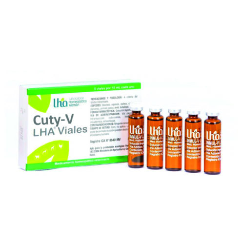 CUTY-V VIALES X 10 ML (Caja x 5 Viales) LHA VET