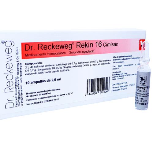 R16 CIMISAN X 10 AMPOLLAS (Dr. Reckeweg)