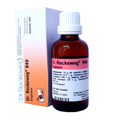 R40 DIAGLUKON X 50 ML (Dr. Reckeweg)