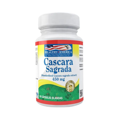 SALUD Y NUTRICIÓN CASCARA SAGRADA  450 MG (X 60 SOFT) Healthy America HEALTHY AMERICA